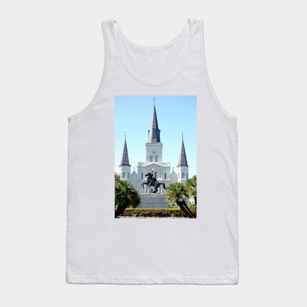 St. Louis Cathedral from Jackson Square Tank Top by bobmeyers